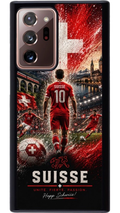 Samsung Galaxy Note 20 Ultra Case Hülle - Fussball Suisse splash 2026