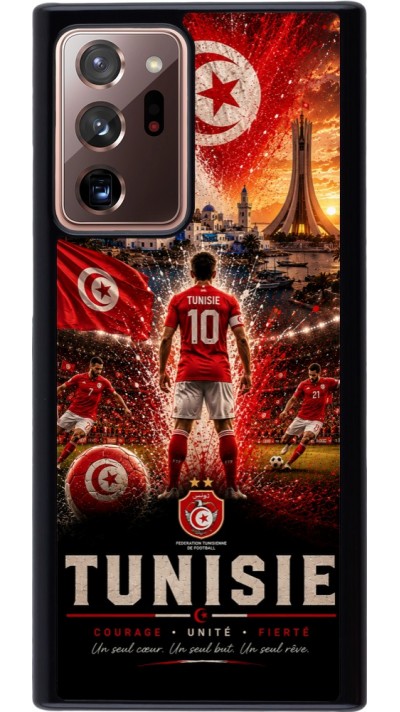 Samsung Galaxy Note 20 Ultra Case Hülle - Fussball Tunesien splash 2026