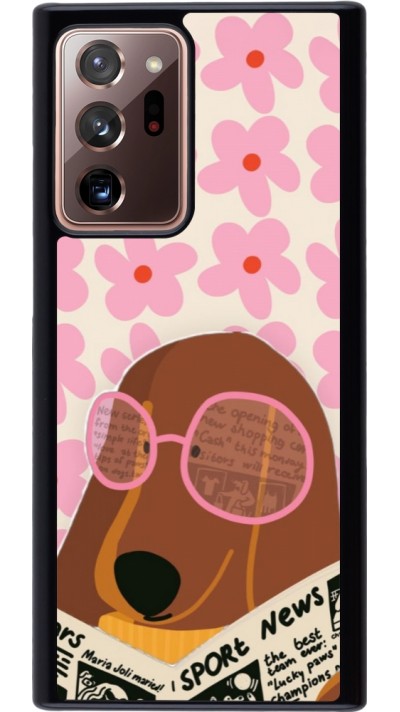 Samsung Galaxy Note 20 Ultra Case Hülle - Dog with newspaper 2026
