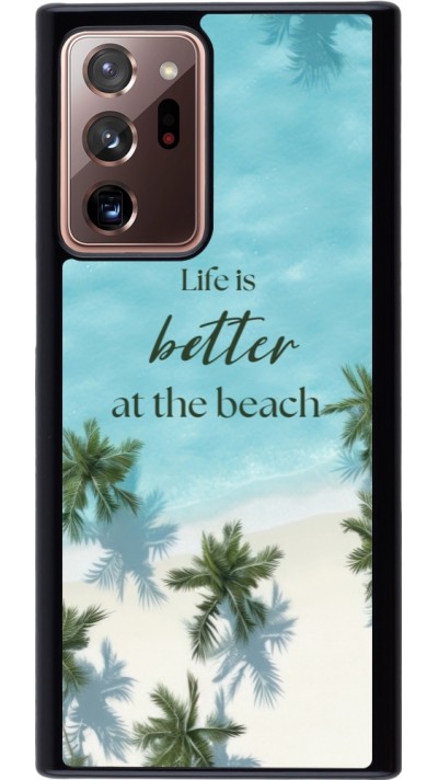 Samsung Galaxy Note 20 Ultra Case Hülle - Summer 2025 Life is better at the beach