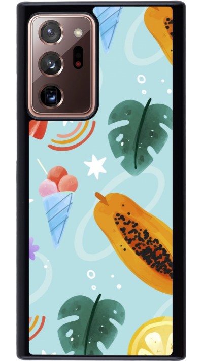 Samsung Galaxy Note 20 Ultra Case Hülle - Summer 2025 Pattern papaya