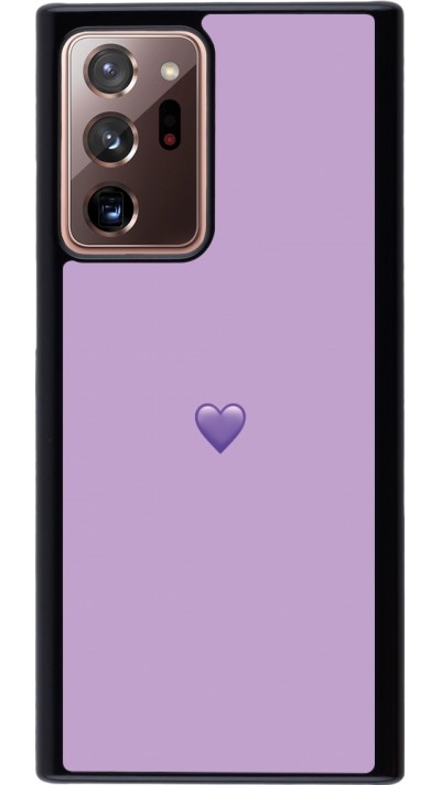Samsung Galaxy Note 20 Ultra Case Hülle - Valentine 2023 purpule single heart