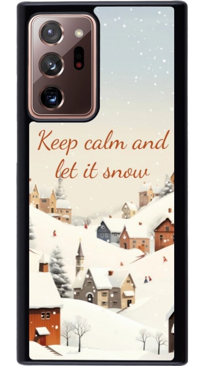Samsung Galaxy Note 20 Ultra Case Hülle - Winter 25 Winter Keep calm and let it snow