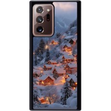 Samsung Galaxy Note 20 Ultra Case Hülle - Winter 25 Winter snowy village