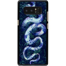 Samsung Galaxy Note8 Case Hülle - Snake Blue Anaconda