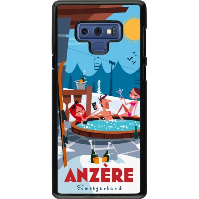Samsung Galaxy Note9 Case Hülle - Anzère Mountain Jacuzzi