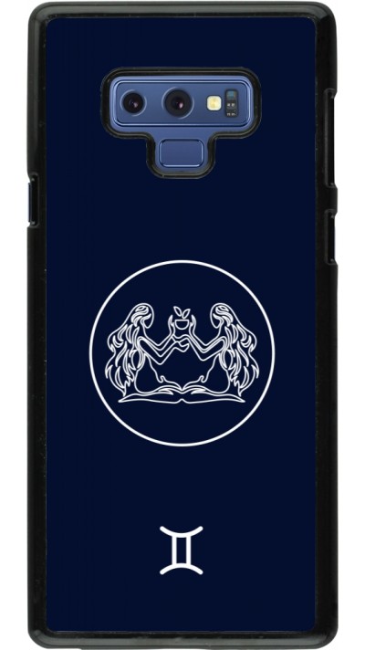 Samsung Galaxy Note9 Case Hülle - Astrologie Zwillinge