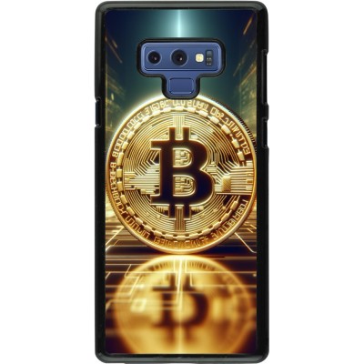 Samsung Galaxy Note9 Case Hülle - Bitcoin Stehen