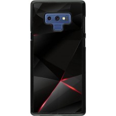 Hülle Samsung Galaxy Note9 - Black Red Lines
