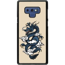 Samsung Galaxy Note9 Case Hülle - Blue Dragon Tattoo