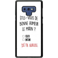 Hülle Samsung Galaxy Note9 - Bonne humeur matin