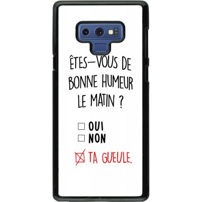 Hülle Samsung Galaxy Note9 - Bonne humeur matin