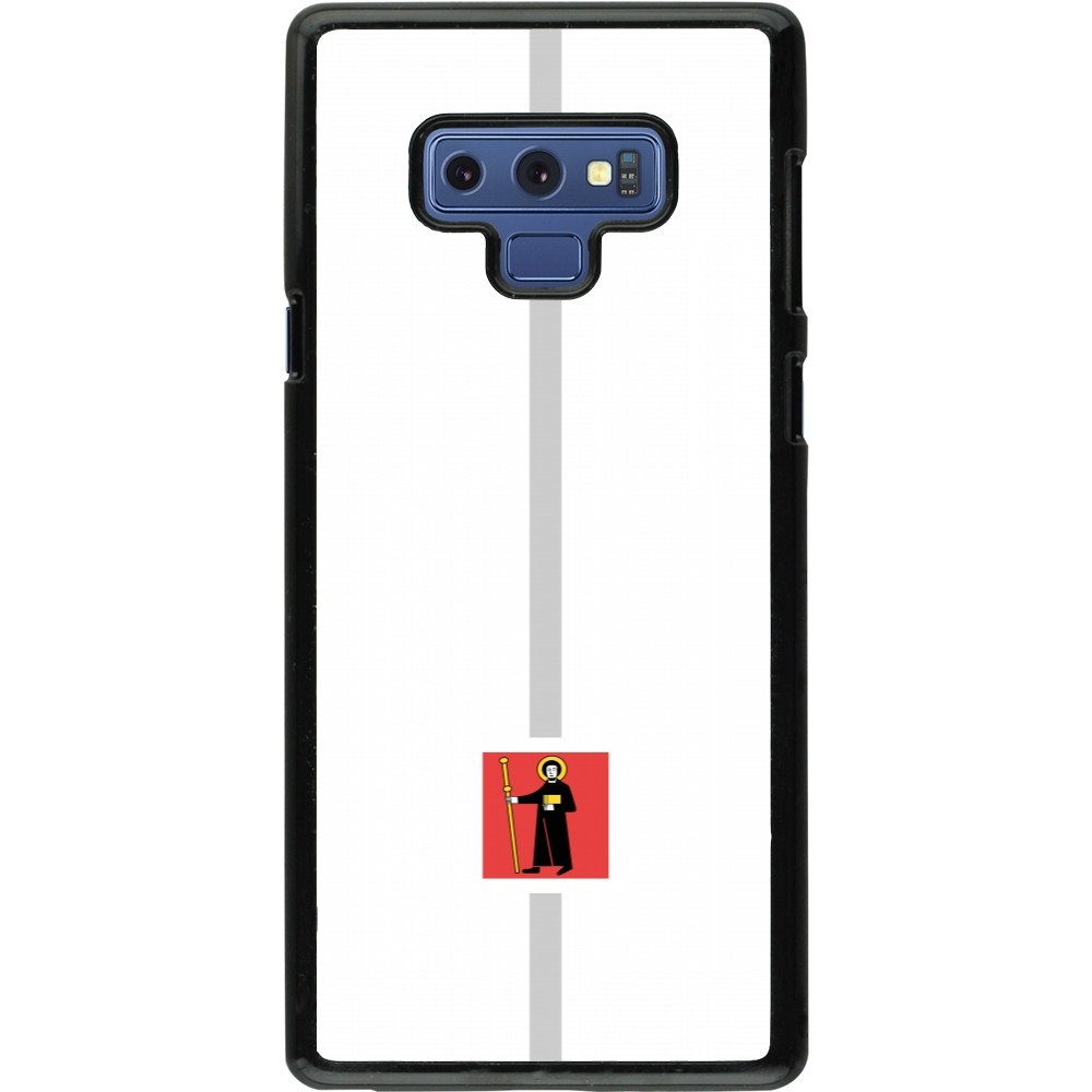 Samsung Galaxy Note9 Case Hülle - Kanton GL weiss