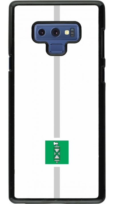 Samsung Galaxy Note9 Case Hülle - Kanton SG weiss