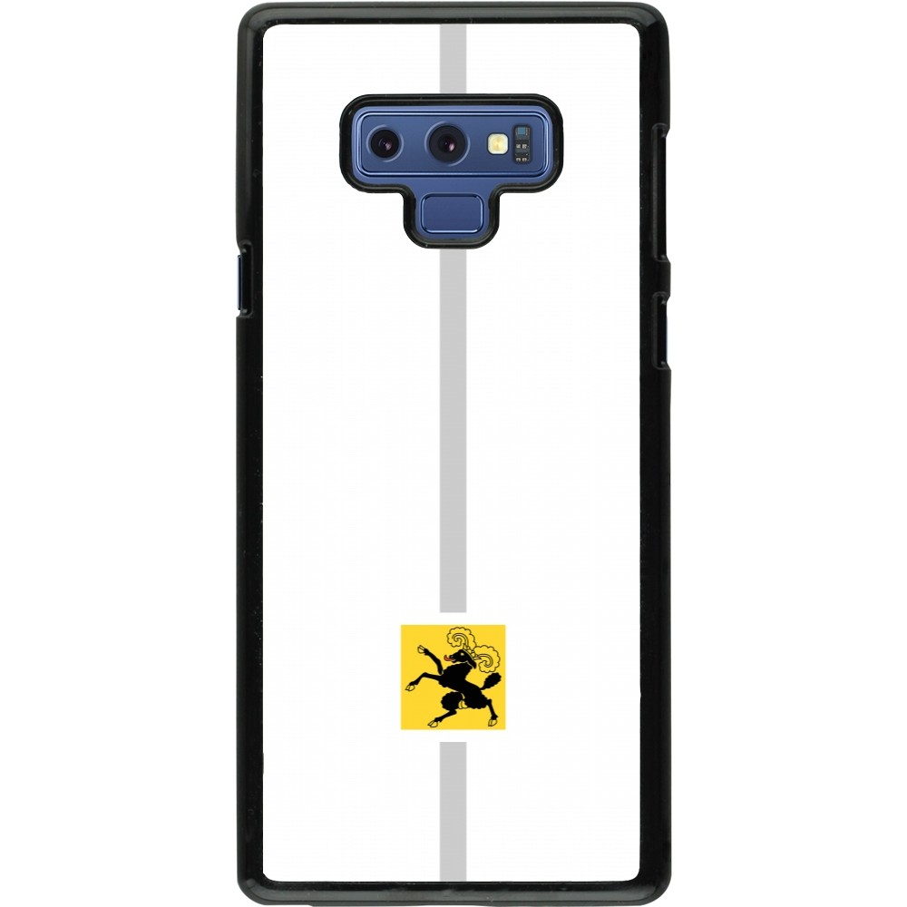 Samsung Galaxy Note9 Case Hülle - Kanton SH weiss