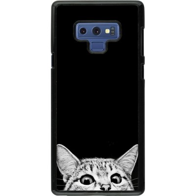 Hülle Samsung Galaxy Note9 - Cat Looking Up Black