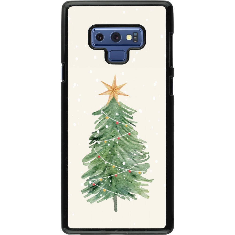 Coque Samsung Galaxy Note9 - Christmas 25 Sketch Tree