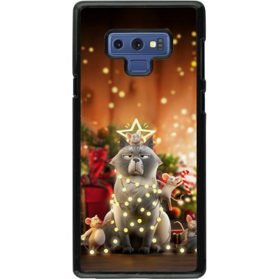 Samsung Galaxy Note9 Case Hülle - Christmas 25 Xmas Cat