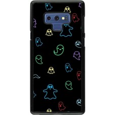 Samsung Galaxy Note9 Case Hülle - Halloween 2024 colorful ghosts