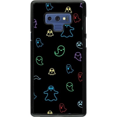 Samsung Galaxy Note9 Case Hülle - Halloween 2024 colorful ghosts