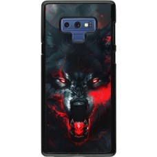 Samsung Galaxy Note9 Case Hülle - Halloween 2024 mad werewolf