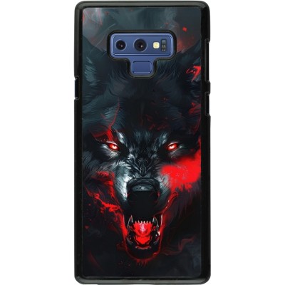 Samsung Galaxy Note9 Case Hülle - Halloween 2024 mad werewolf