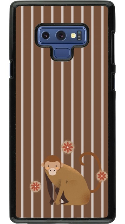 Samsung Galaxy Note9 Case Hülle - Monkey with stripes