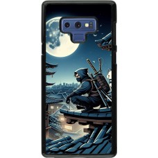 Samsung Galaxy Note9 Case Hülle - Ninja unter dem Mond