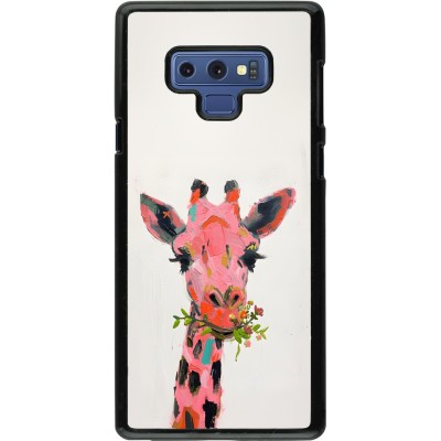 Samsung Galaxy Note9 Case Hülle - Pink Girafe Paint