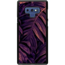 Samsung Galaxy Note9 Case Hülle - Purple Light Leaves