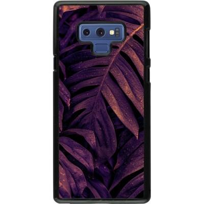 Samsung Galaxy Note9 Case Hülle - Purple Light Leaves