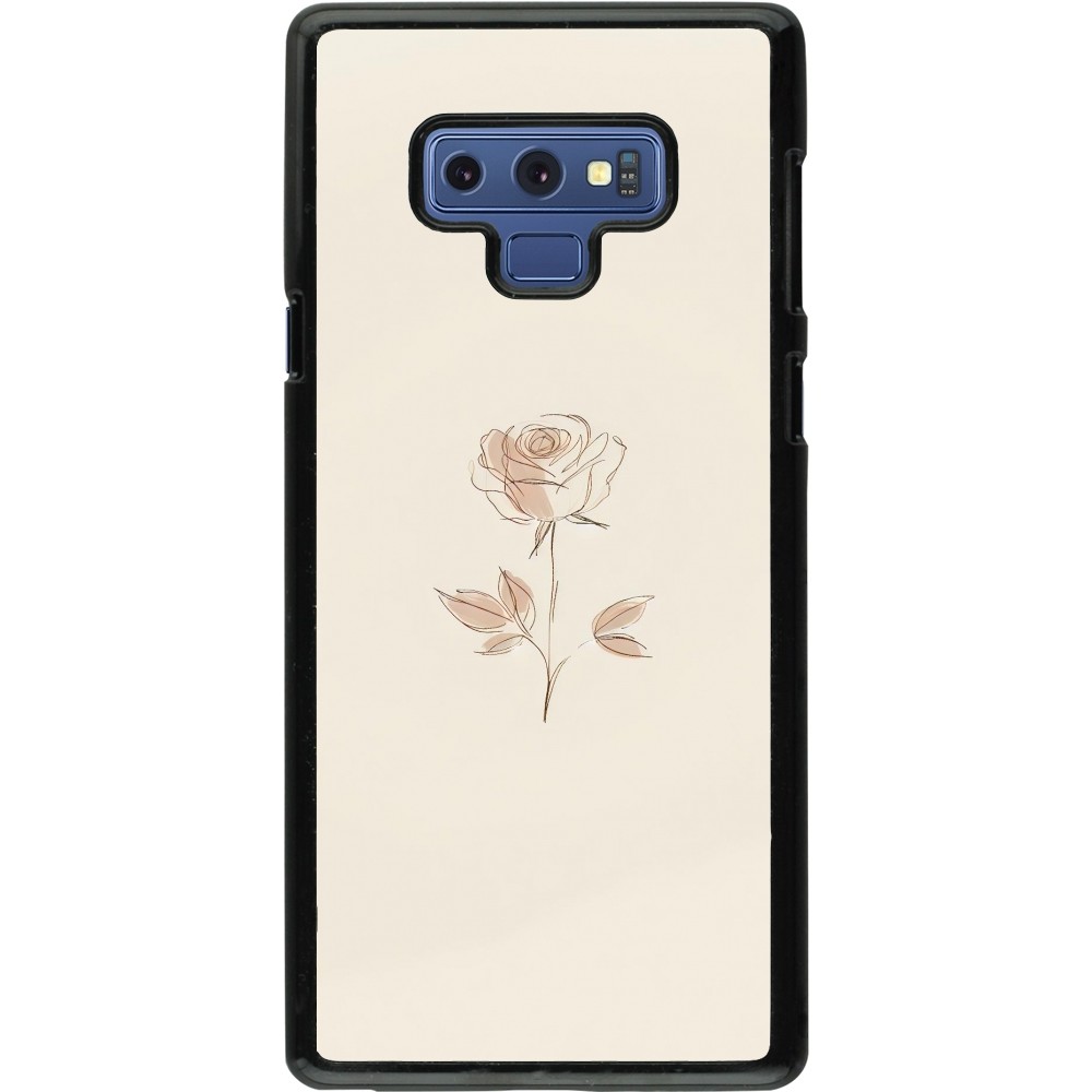 Samsung Galaxy Note9 Case Hülle - Rosa Sand Minimalistisch