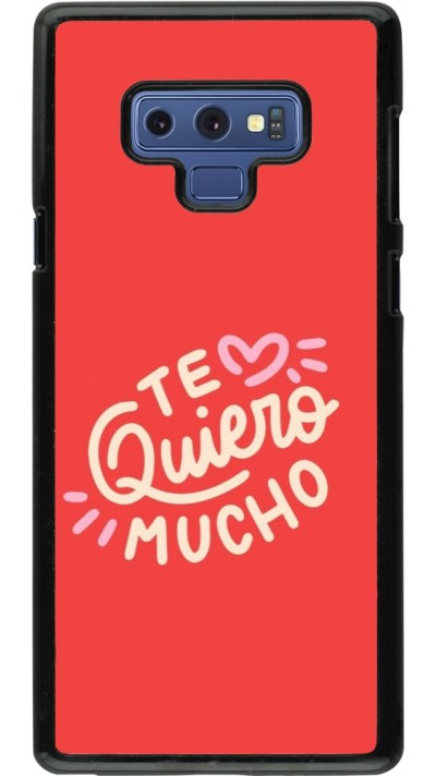 Samsung Galaxy Note9 Case Hülle - Saint Valentines Day 26 Te quiero mucho