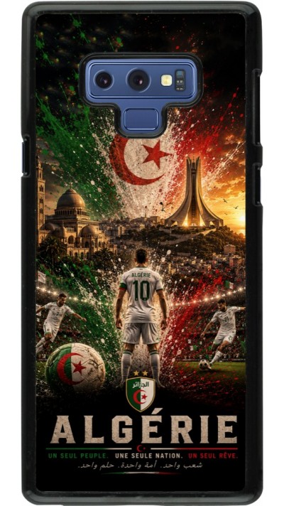 Coque Samsung Galaxy Note9 - Football Algérie splash 2026