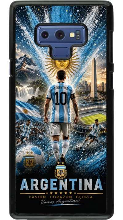 Coque Samsung Galaxy Note9 - Football Argentine splash 2026