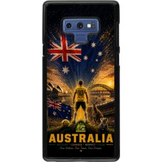 Samsung Galaxy Note9 Case Hülle - Fussball Australien splash 2026