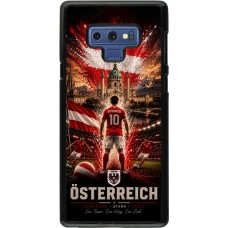Samsung Galaxy Note9 Case Hülle - Fussball Österreich splash 2026