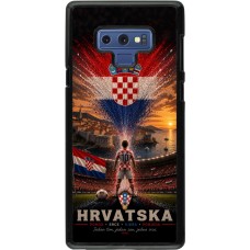 Samsung Galaxy Note9 Case Hülle - Fussball Kroatien splash 2026