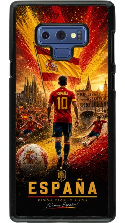 Coque Samsung Galaxy Note9 - Football Espagne splash 2026