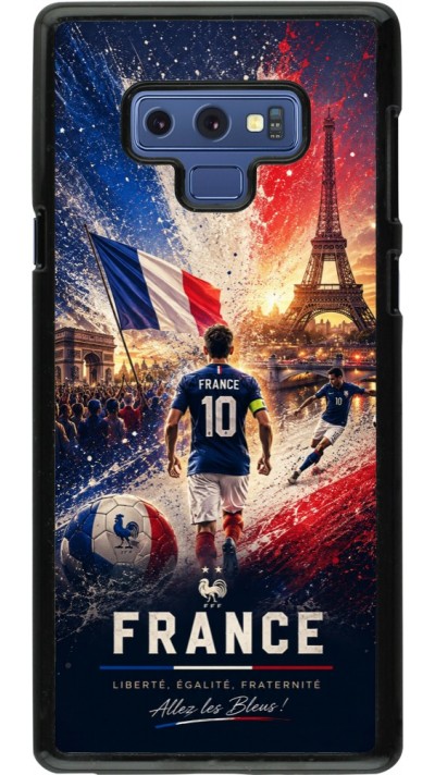 Coque Samsung Galaxy Note9 - Football France splash 2026