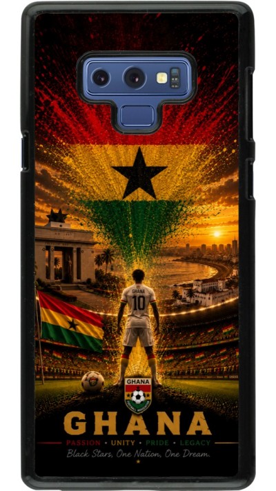 Coque Samsung Galaxy Note9 - Football Ghana splash 2026
