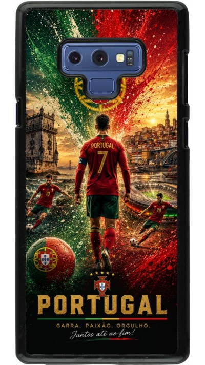Coque Samsung Galaxy Note9 - Football Portugal splash 2026