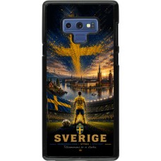 Samsung Galaxy Note9 Case Hülle - Fussball Schweden splash 2026