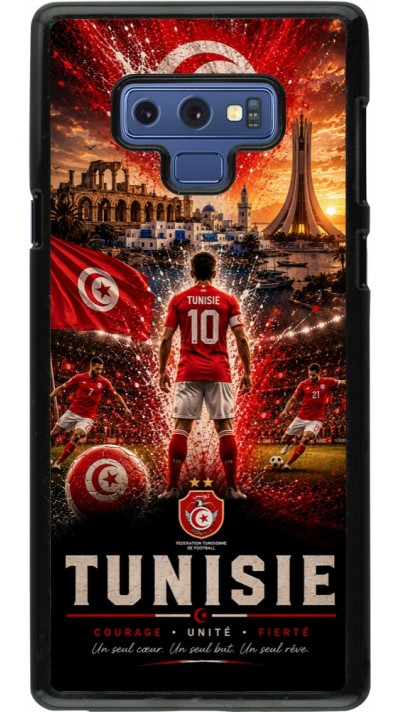 Coque Samsung Galaxy Note9 - Football Tunisie splash 2026