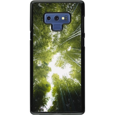 Samsung Galaxy Note9 Case Hülle - Spring 23 forest blue sky