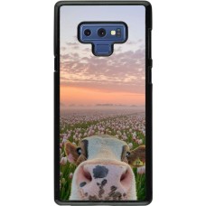 Samsung Galaxy Note9 Case Hülle - Cow with tulips Spring 2026