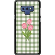 Samsung Galaxy Note9 Case Hülle - Green vichy tulips Spring 2026