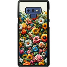 Samsung Galaxy Note9 Case Hülle - Sommer Blumenmuster