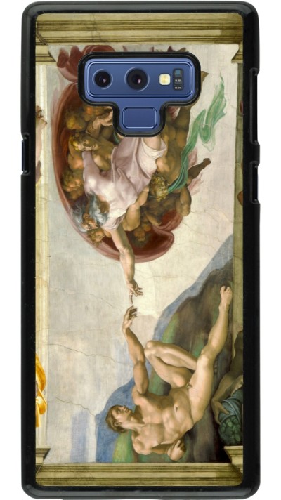 Samsung Galaxy Note9 Case Hülle - Kunstbild - Die Erschaffung Adams - Michelangelo