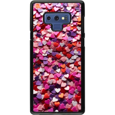 Samsung Galaxy Note9 Case Hülle - Valentin 2025 Konfetti